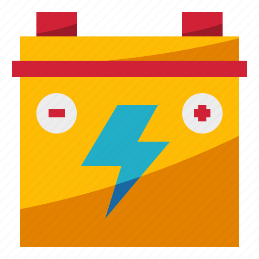 Battery, car, electric, part, power, source icon - Download on Iconfinder