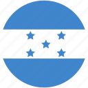 circle, honduras, flag