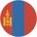 circle, flag, mongolia