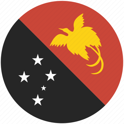 Papua, guinea, circle, flag, new icon - Download on Iconfinder