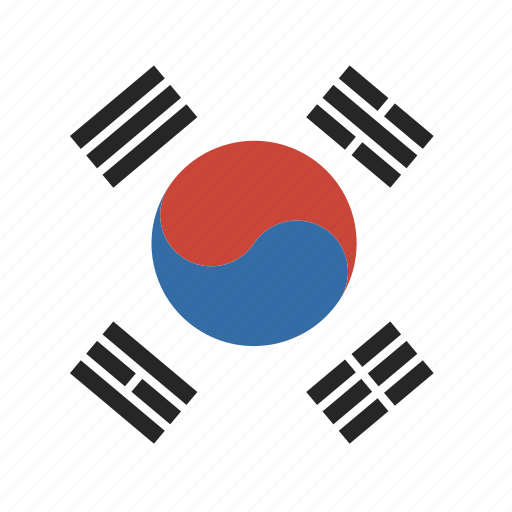 Circle, korea, flag, south icon - Download on Iconfinder