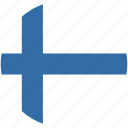 circle, finland, flag