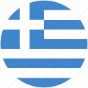 circle, flag, greece