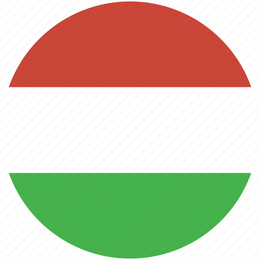 Hungary, circle, flag icon - Download on Iconfinder