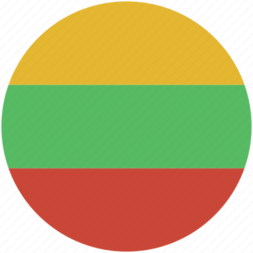 Circle, lithuania, flag icon - Download on Iconfinder