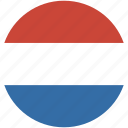 circle, netherlands, flag