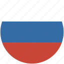 circle, flag, russia