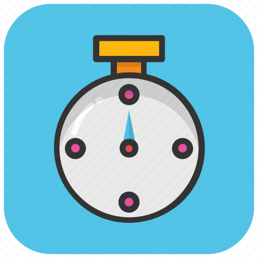 Chronometer, countdown, pocket watch, stopwatch, timepiece icon - Download on Iconfinder
