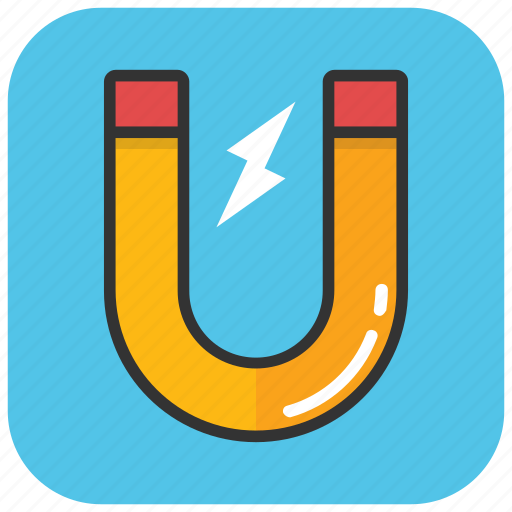 Attraction, horseshoe magnet, magnet, magnetism, u-shaped icon - Download on Iconfinder