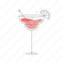 cocktail, glass, cocktails, ice, margarita, beverage, cold, drink, alcohol