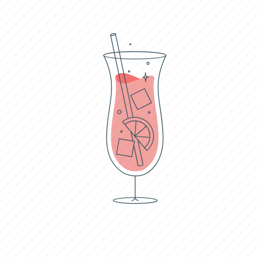 Cocktail, glass, cocktails, tropical, alcohol, drinks, drink icon - Download on Iconfinder
