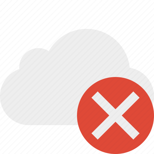 Cancel, cloud, network, storage, weather icon - Download on Iconfinder