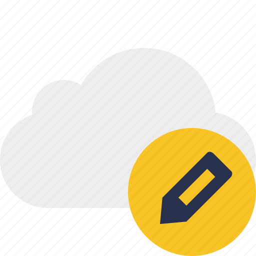 Cloud, edit, network, storage, weather icon - Download on Iconfinder