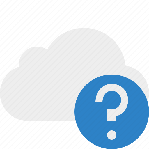 Cloud, help, network, storage, weather icon - Download on Iconfinder