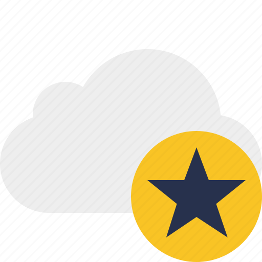 Cloud, network, star, storage, weather icon - Download on Iconfinder