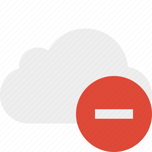 Cloud, network, stop, storage, weather icon - Download on Iconfinder