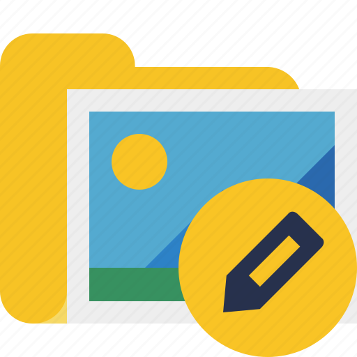 Edit, folder, gallery, images, media, pictures icon - Download on Iconfinder