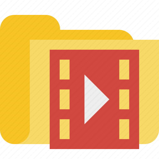 Film, folder, media, movie, video icon - Download on Iconfinder