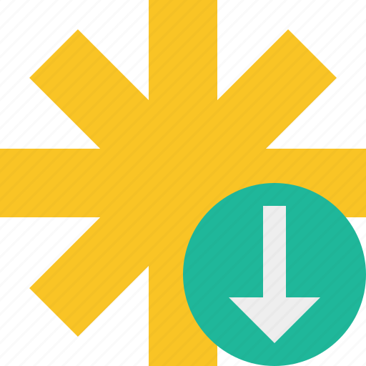 Asterisk, download, password, pharmacy, star, yellow icon - Download on Iconfinder