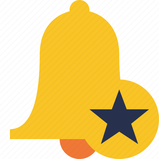 Alarm, alert, bell, christmas, notification, star icon - Download on Iconfinder