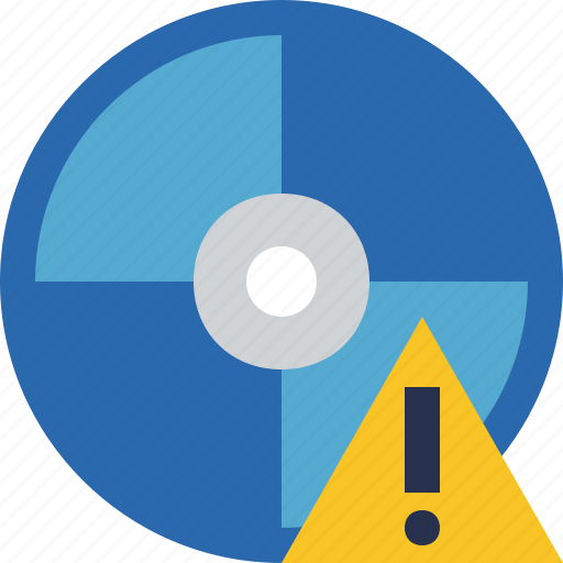 Bluray, compact, digital, disc, disk, dvd, warning icon - Download on Iconfinder
