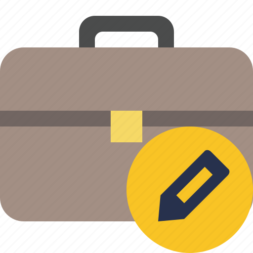 Bag, briefcase, business, edit, portfolio, suitcase, work icon - Download on Iconfinder