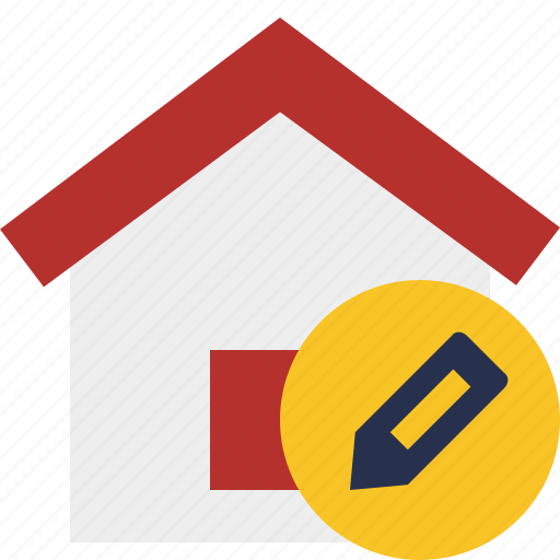 Address, building, edit, home, house icon - Download on Iconfinder