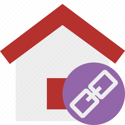Address, building, home, house, link icon - Download on Iconfinder