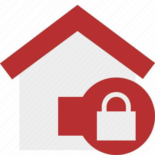 Address, building, home, house, lock icon - Download on Iconfinder