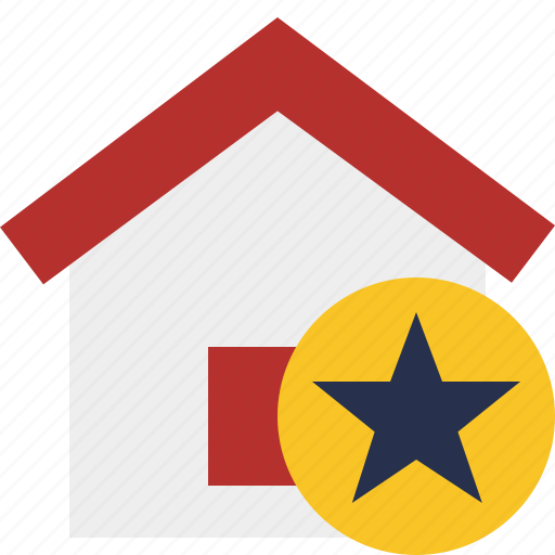 Address, building, home, house, star icon - Download on Iconfinder