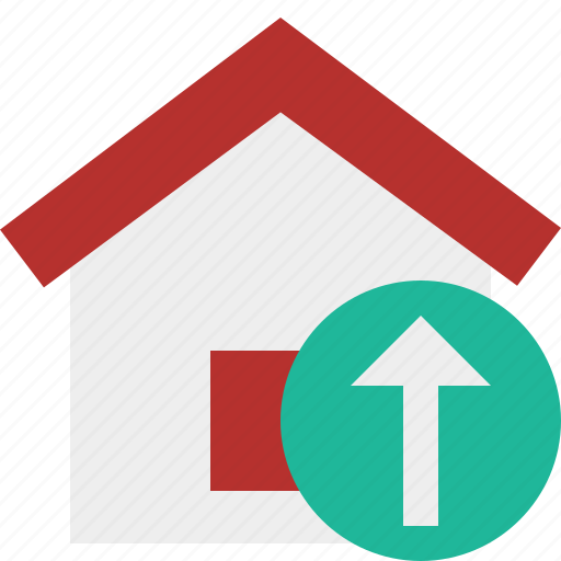 Address, building, home, house, upload icon - Download on Iconfinder