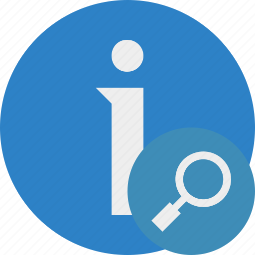About, data, details, help, information, search icon - Download on Iconfinder