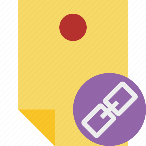 Document, link, memo, note, pin, reminder, sticker icon - Download on Iconfinder
