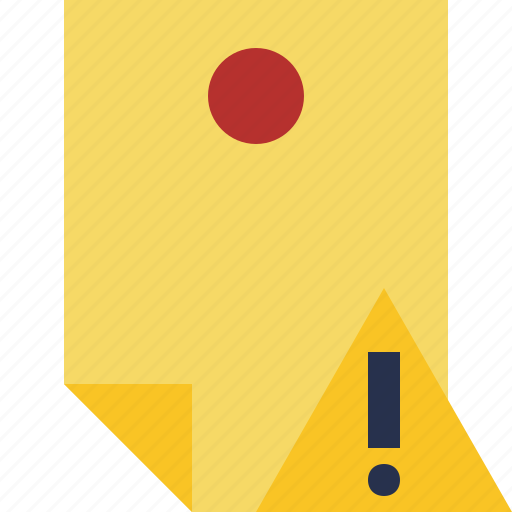 Document, memo, note, pin, reminder, sticker, warning icon - Download on Iconfinder