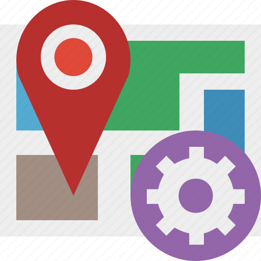 Gps, location, map, marker, navigation, pin, settings icon - Download on Iconfinder