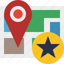gps, location, map, marker, navigation, pin, star
