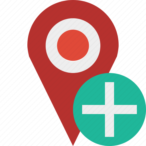 Add, gps, location, map, marker, navigation, pin icon - Download on Iconfinder