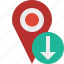 download, gps, location, map, marker, navigation, pin 