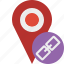 gps, link, location, map, marker, navigation, pin 