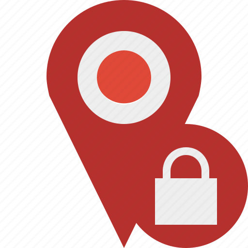 Gps, location, lock, map, marker, navigation, pin icon - Download on Iconfinder