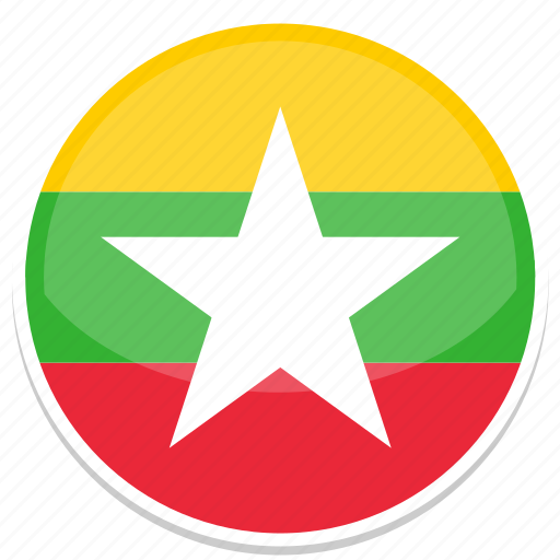 Myanmar, flags, flag, world, nation, country, national icon - Download on Iconfinder