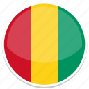 flags, flag, round, guinea, nation, world, country