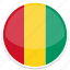 flags, flag, round, guinea, nation, world, country 