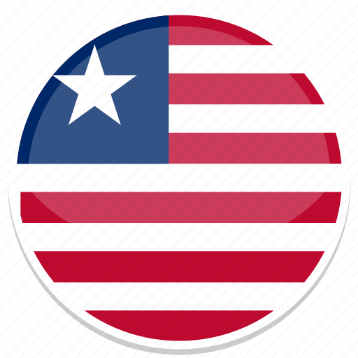 Liberia, circle, flags, flag, country, nation, world icon - Download on Iconfinder