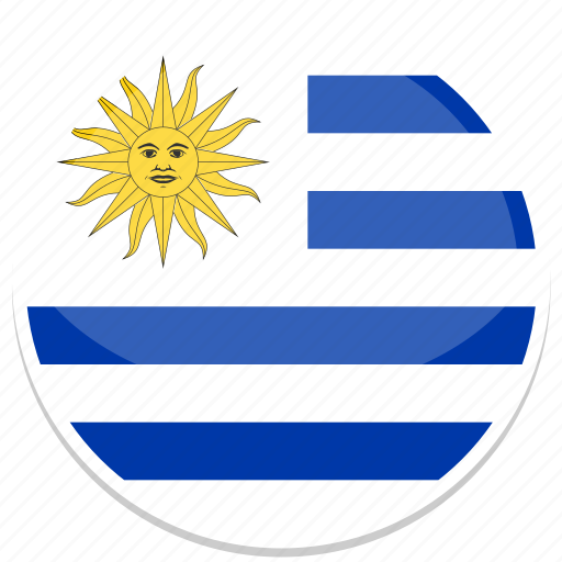 Uruguay, flag, flags, country, nation, national, world icon - Download on Iconfinder