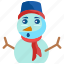 flat, snow man, holiday, decoration, clause, man, snow, cold, christmas 