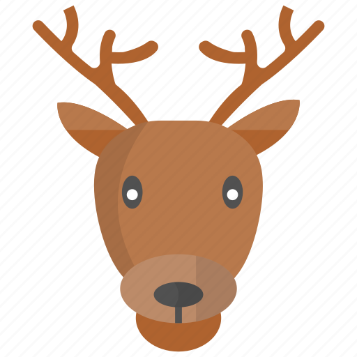 Deer, face, santa, expression, xmas, reindeer, winter icon - Download on Iconfinder