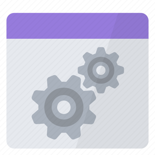 Dll, gear, program, window icon - Download on Iconfinder