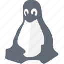 linux, object, penguin, platform