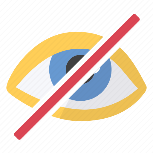Eye, hide, imaging, invisible, no, not visible icon - Download on Iconfinder
